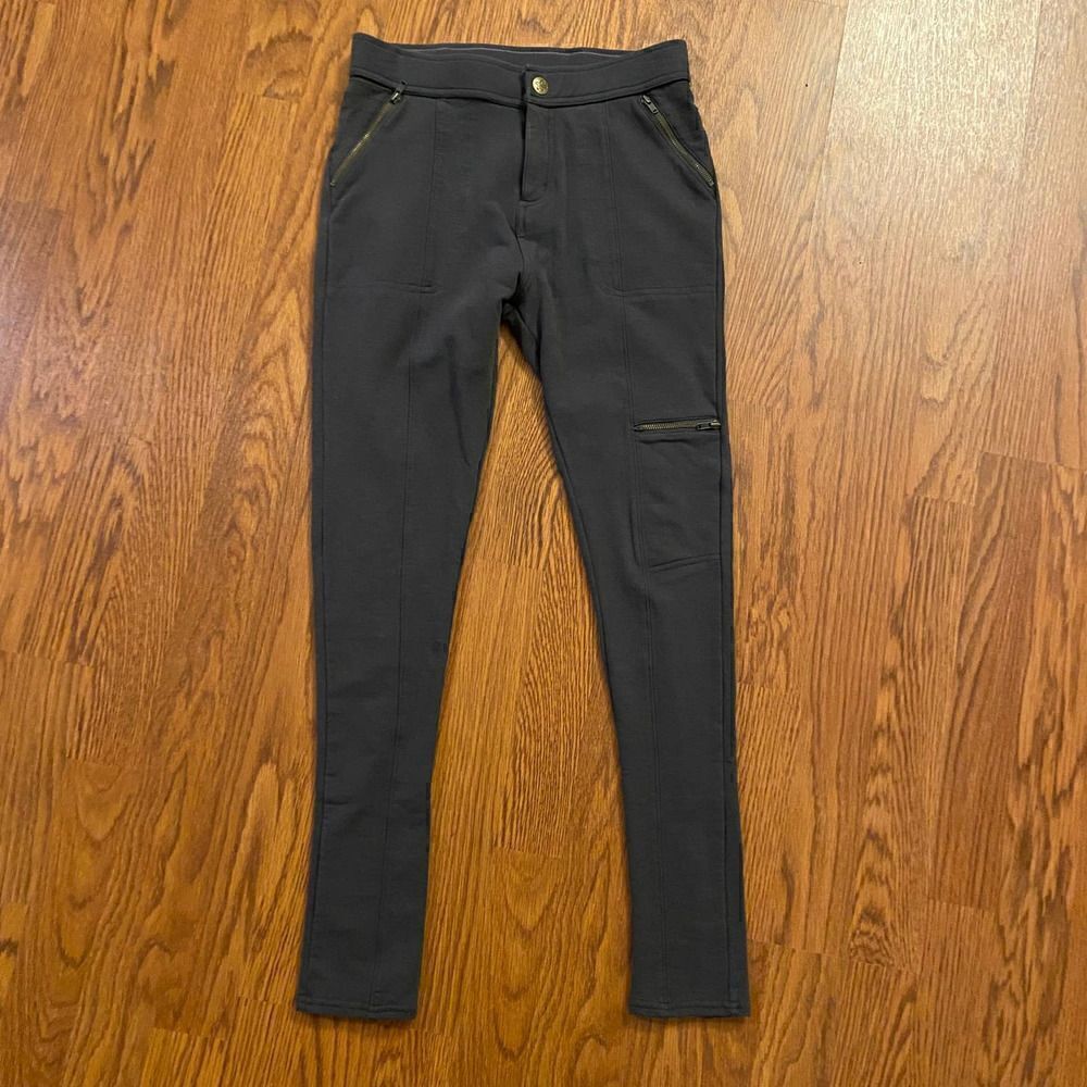 Matilda Jane Zip Zip Horray Leggings Gray Small
